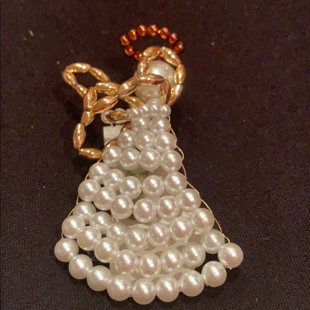 Hand made vintage angel pin